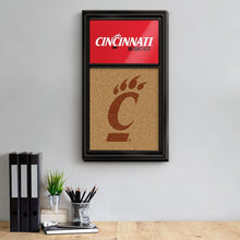 Load image into Gallery viewer, Cincinnati Bearcats: Dual Logo - Cork Note Board - The Fan-Brand