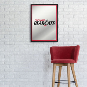 Cincinnati Bearcats: Framed Mirrored Wall Sign - The Fan-Brand