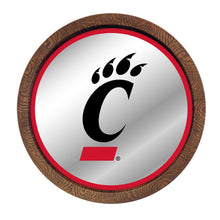 Load image into Gallery viewer, Cincinnati Bearcats: Logo - Mirrored Barrel Top Mirrored Wall Sign - The Fan-Brand