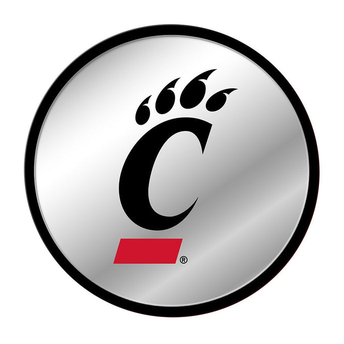 Cincinnati Bearcats: Logo - Modern Disc Mirrored Wall Sign - The Fan-Brand