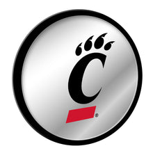 Load image into Gallery viewer, Cincinnati Bearcats: Logo - Modern Disc Mirrored Wall Sign - The Fan-Brand