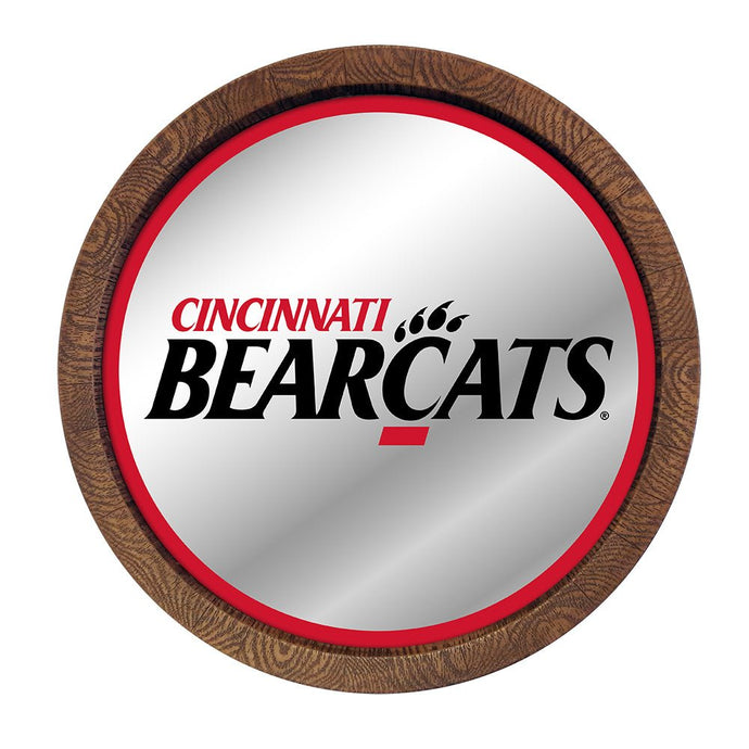 Cincinnati Bearcats: Mirrored Barrel Top Mirrored Wall Sign - The Fan-Brand