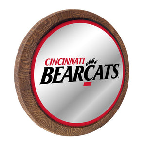 Cincinnati Bearcats: Mirrored Barrel Top Mirrored Wall Sign - The Fan-Brand