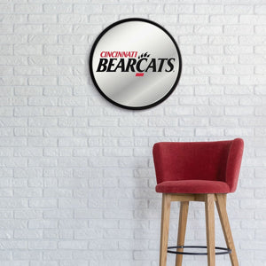Cincinnati Bearcats: Modern Disc Mirrored Wall Sign - The Fan-Brand