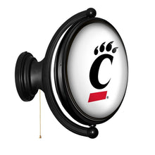 Load image into Gallery viewer, Cincinnati Bearcats: Original Oval Rotating Lighted Wall Sign - The Fan-Brand