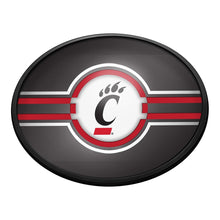 Load image into Gallery viewer, Cincinnati Bearcats: Oval Slimline Lighted Wall Sign - The Fan-Brand