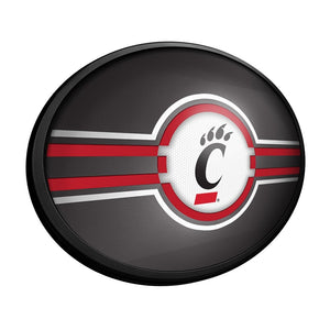 Cincinnati Bearcats: Oval Slimline Lighted Wall Sign - The Fan-Brand