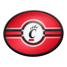 Load image into Gallery viewer, Cincinnati Bearcats: Oval Slimline Lighted Wall Sign - The Fan-Brand