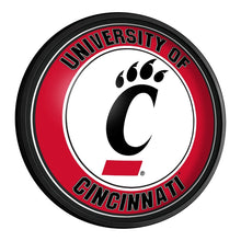 Load image into Gallery viewer, Cincinnati Bearcats: Round Slimline Lighted Wall Sign - The Fan-Brand