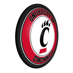 Cincinnati Bearcats: Round Slimline Lighted Wall Sign - The Fan-Brand