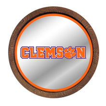 Load image into Gallery viewer, Clemson Tigers: Barrel Top Mirrored Wall Sign - The Fan-Brand