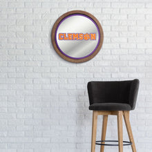 Load image into Gallery viewer, Clemson Tigers: Barrel Top Mirrored Wall Sign - The Fan-Brand