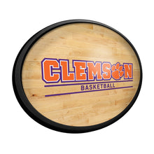 Load image into Gallery viewer, Clemson Tigers: Hardwood - Oval Slimline Lighted Wall Sign - The Fan-Brand