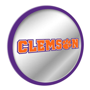 Clemson Tigers: Modern Disc Mirrored Wall Sign - The Fan-Brand