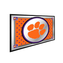 Load image into Gallery viewer, Clemson Tigers: Paw Print, Team Spirit - Framed Mirrored Wall Sign - The Fan-Brand