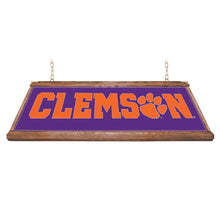 Load image into Gallery viewer, Clemson Tigers: Premium Wood Pool Table Light - The Fan-Brand