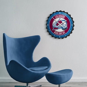 Colorado Avalanche: Bottle Cap Wall Clock - The Fan-Brand