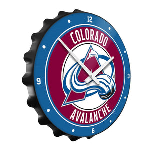 Colorado Avalanche: Bottle Cap Wall Clock - The Fan-Brand