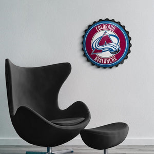 Colorado Avalanche: Bottle Cap Wall Sign - The Fan-Brand