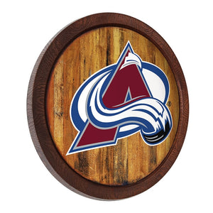 Colorado Avalanche: "Faux" Barrel Top Sign - The Fan-Brand