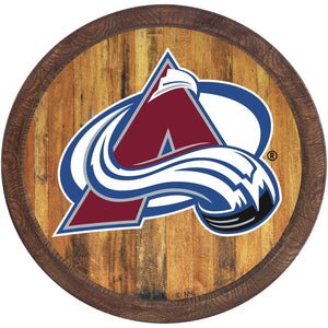 Colorado Avalanche: "Faux" Barrel Top Sign - The Fan-Brand