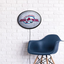 Load image into Gallery viewer, Colorado Avalanche: Ice Rink - Oval Slimline Lighted Wall Sign - The Fan-Brand