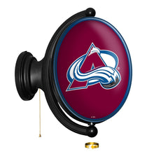 Load image into Gallery viewer, Colorado Avalanche: Original Oval Rotating Lighted Wall Sign - The Fan-Brand