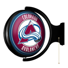 Load image into Gallery viewer, Colorado Avalanche: Original Round Rotating Lighted Wall Sign - The Fan-Brand