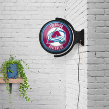 Load image into Gallery viewer, Colorado Avalanche: Original Round Rotating Lighted Wall Sign - The Fan-Brand