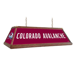 Colorado Avalanche: Premium Wood Pool Table Light - The Fan-Brand