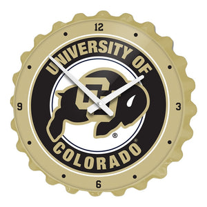 Colorado Buffaloes: Bottle Cap Wall Clock - The Fan-Brand