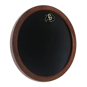 Colorado Buffaloes: Chalkboard "Faux" Barrel Top Sign - The Fan-Brand