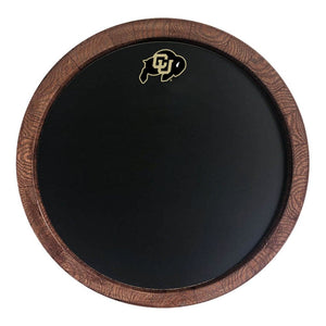 Colorado Buffaloes: Chalkboard "Faux" Barrel Top Sign - The Fan-Brand