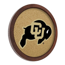 Load image into Gallery viewer, Colorado Buffaloes: &quot;Faux&quot; Barrel Framed Cork Board - The Fan-Brand