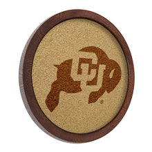 Load image into Gallery viewer, Colorado Buffaloes: &quot;Faux&quot; Barrel Framed Cork Board - The Fan-Brand
