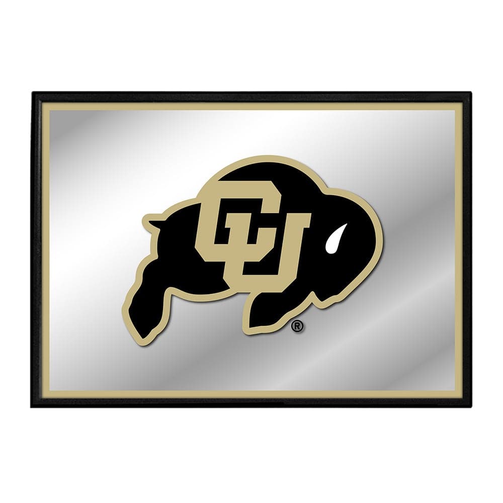 Colorado Buffaloes: Framed Mirrored Wall Sign - The Fan-Brand