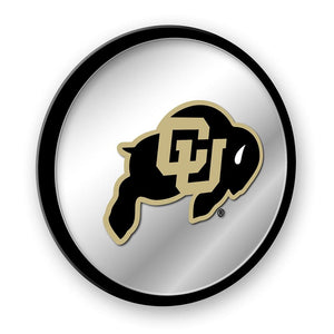 Colorado Buffaloes: Modern Disc Mirrored Wall Sign - The Fan-Brand