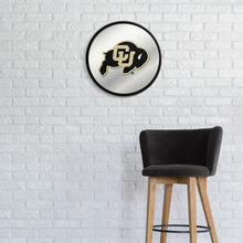 Load image into Gallery viewer, Colorado Buffaloes: Modern Disc Mirrored Wall Sign - The Fan-Brand