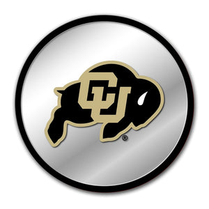 Colorado Buffaloes: Modern Disc Mirrored Wall Sign - The Fan-Brand