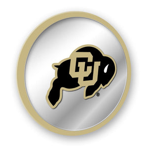 Colorado Buffaloes: Modern Disc Mirrored Wall Sign - The Fan-Brand