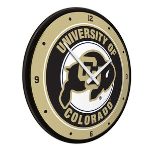 Colorado Buffaloes: Modern Disc Wall Clock - The Fan-Brand