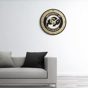 Colorado Buffaloes: Modern Disc Wall Clock - The Fan-Brand