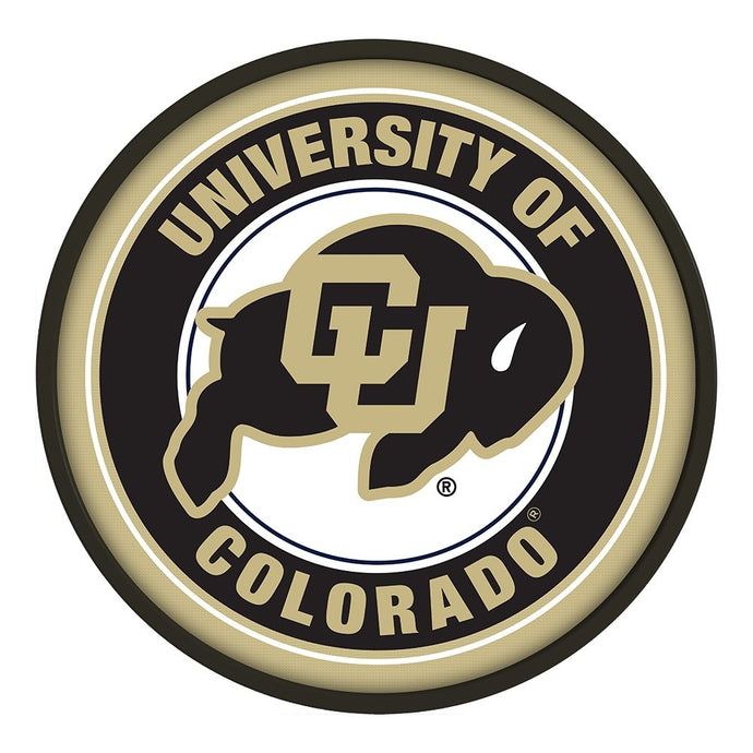 Colorado Buffaloes: Modern Disc Wall Sign - The Fan-Brand