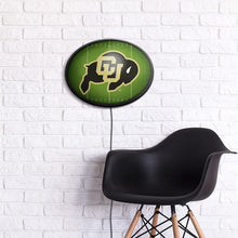 Load image into Gallery viewer, Colorado Buffaloes: On the 50 - Oval Slimline Lighted Wall Sign - The Fan-Brand