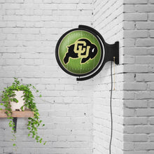 Load image into Gallery viewer, Colorado Buffaloes: On the 50 - Rotating Lighted Wall Sign - The Fan-Brand
