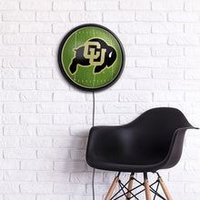 Load image into Gallery viewer, Colorado Buffaloes: On the 50 - Slimline Lighted Wall Sign - The Fan-Brand