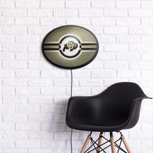 Load image into Gallery viewer, Colorado Buffaloes: Oval Slimline Lighted Wall Sign - The Fan-Brand