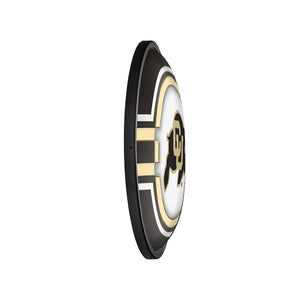 Colorado Buffaloes: Oval Slimline Lighted Wall Sign - The Fan-Brand