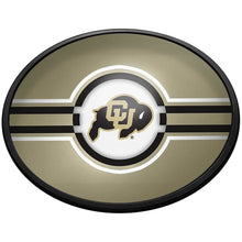 Load image into Gallery viewer, Colorado Buffaloes: Oval Slimline Lighted Wall Sign - The Fan-Brand