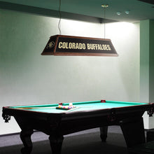 Load image into Gallery viewer, Colorado Buffaloes: Premium Wood Pool Table Light - The Fan-Brand